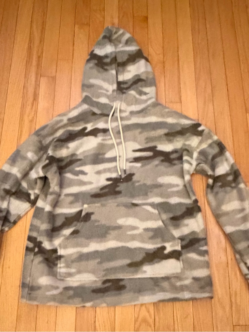 Truth womens Gray brown Camouflage Hooded Sweatshirt